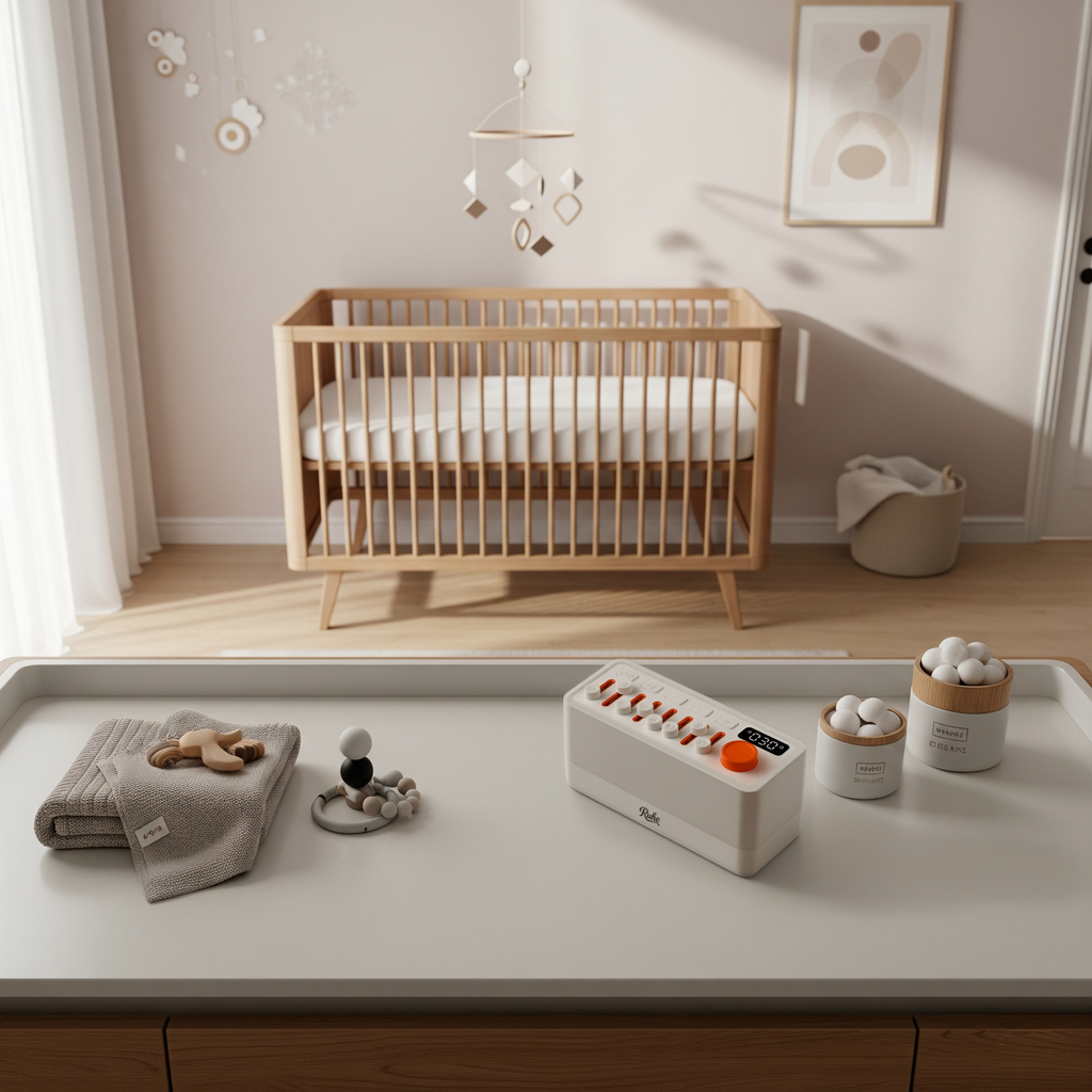 Ruhe 3-in-1 Sleep Sound Machine, Nightlight & Bluetooth Speaker